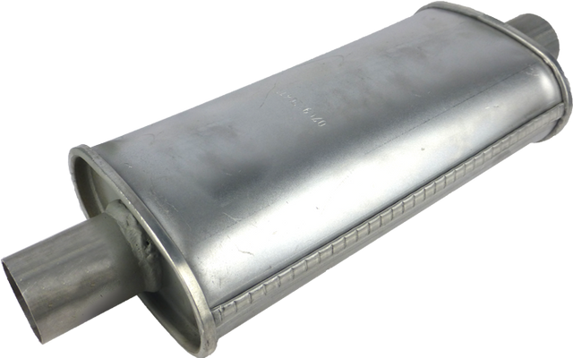 Redback - 2" Universal Muffler Centre/Centre 8" x 5" x 3" Oval Aluminised