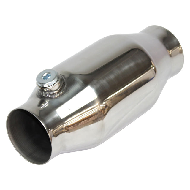 Redback - 3" Catalytic Converter Bullet 295x76mm Round Stainless Steel Euro II