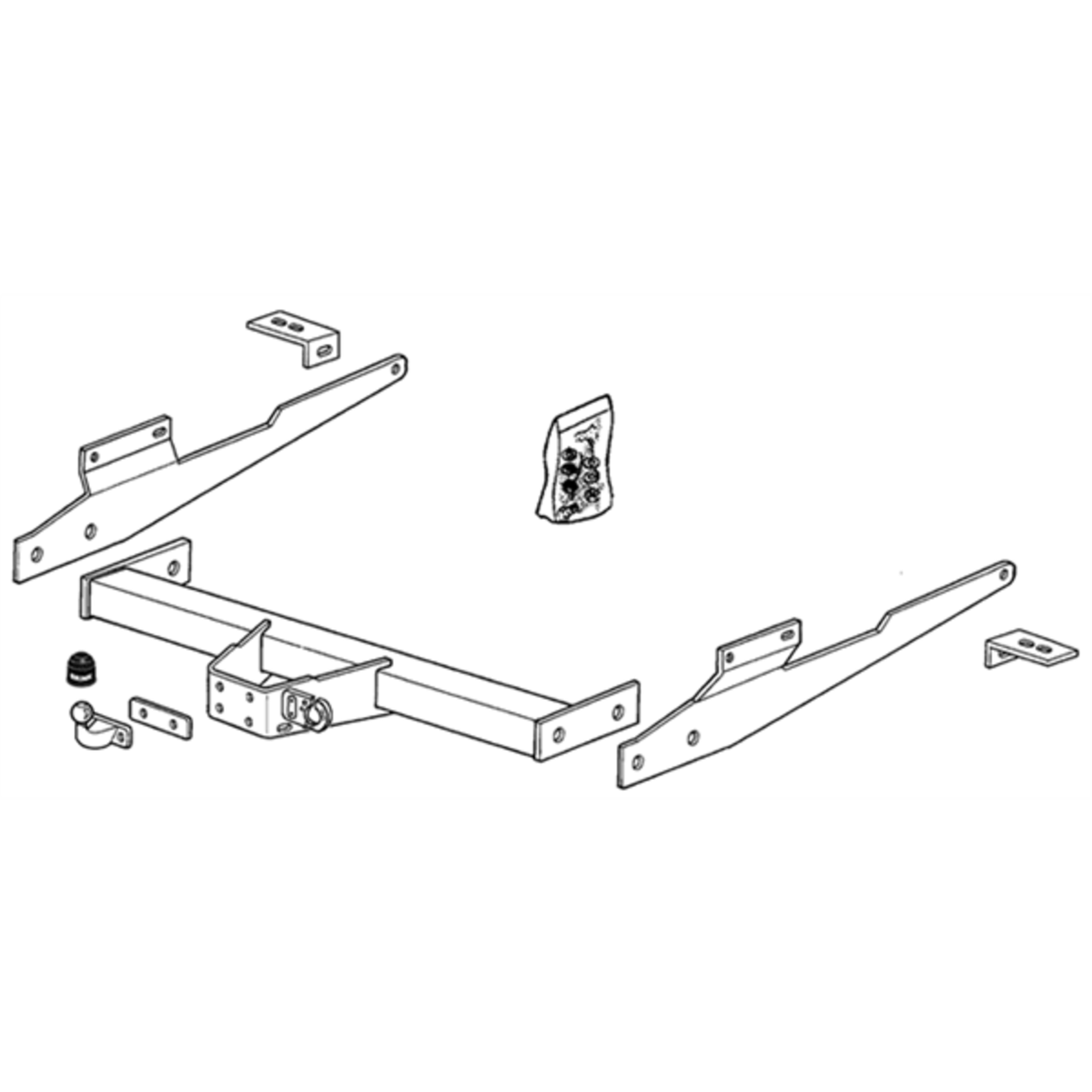 BRINK - Renault Master FD, JD, EV, HV, UV, FV, ED/HD/UD, JV (2003 - 2010) European Style Towbar & Universal Wiring