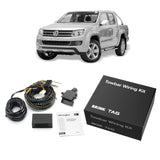 TAG - Volkswagen Amarok (2010 - 2022) Tub Heavy Duty Towbar & Direct Fit Wiring Kit With Rear Step