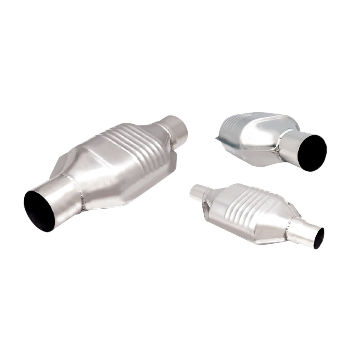 XFORCE - 2.5Inch Oval Ceramic Hi Flow Cat Converter