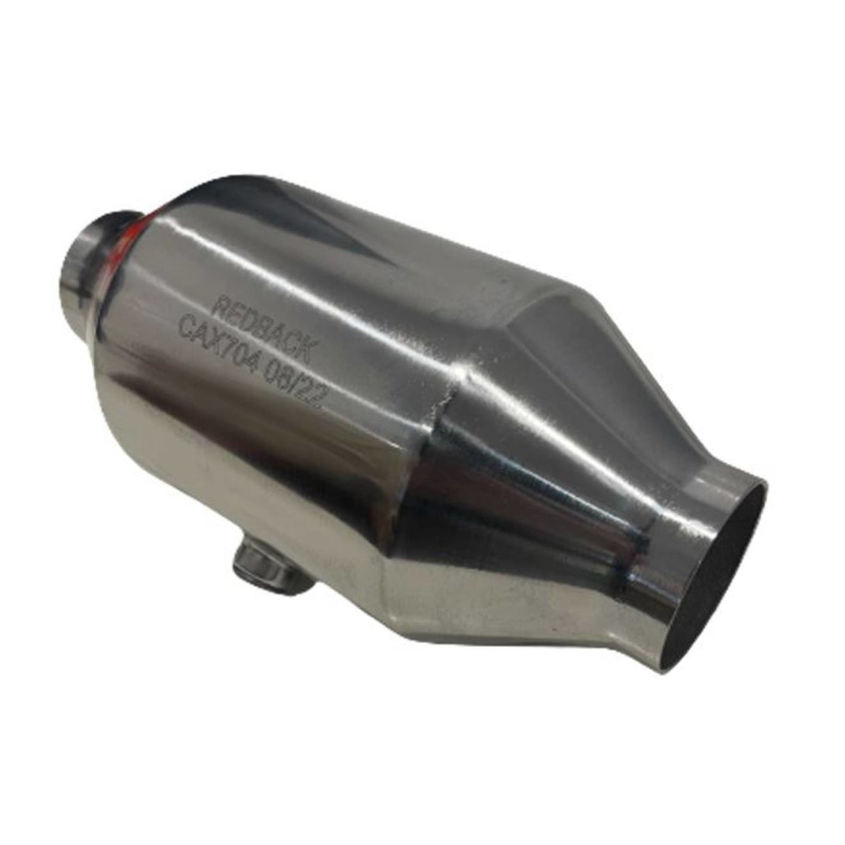 Redback - 2 1/2" Ceramic Universal Catalytic Converter Centre/Centre Wide Body Round Petrol Euro 6