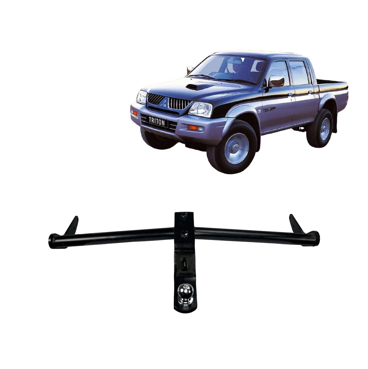 BTA Mitsubishi Triton (10/1986 – 03/2007) Light Duty Towbar 1000/90kg Capacity