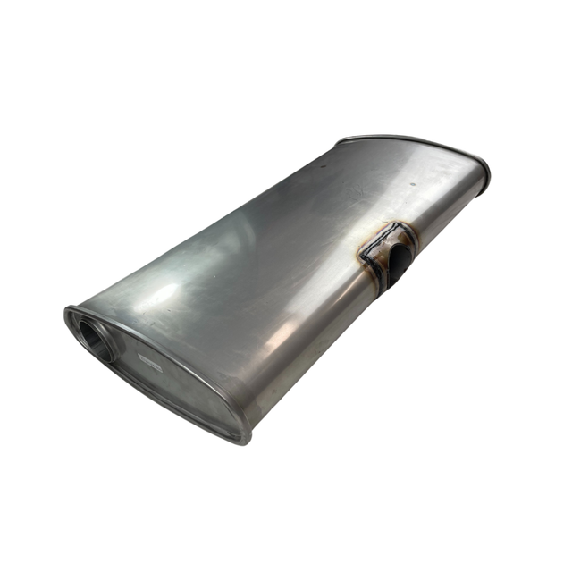 Redback - 2.25" East-West Muffler C/TT 24"x12"x4" Oval 409 Stainless Steel