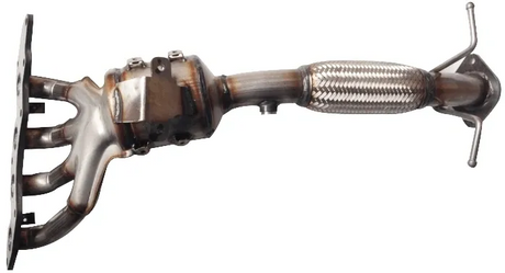 CleanCore  Manifold Cat  Ford Focus LV 09 - 11, Mazda3 BL 09 - 14 2.0L (Sensor On RHS) Manifold Cat with Fitting Kit