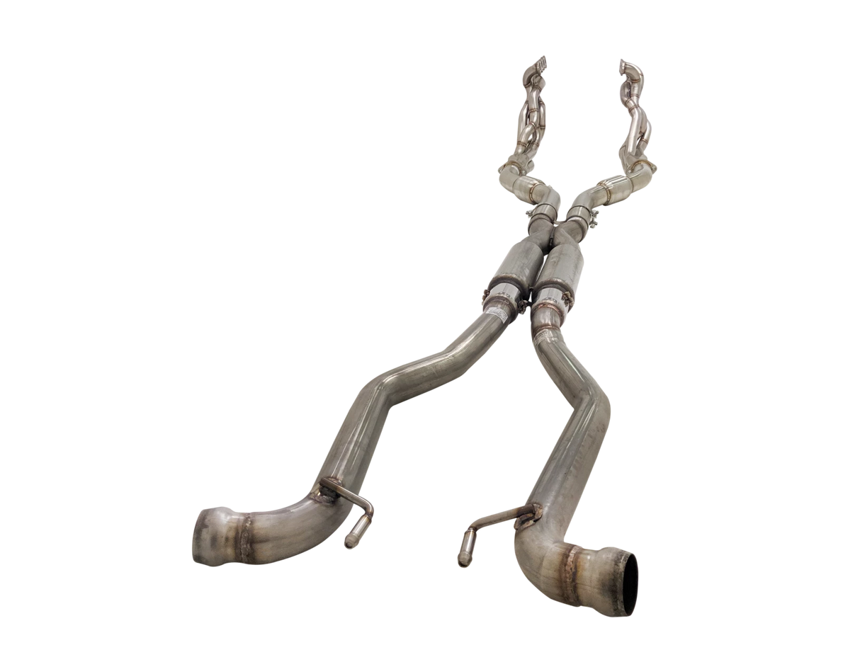 XFORCE - HOLDEN VE/VF V8 UTE 2008-2017, HSV GEN-F LSA Stainless Steel 1 3/4" Inch Headers, Metallic Cats & 3" Inch Centre