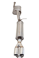 XForce | Single 2.5" Cat Back Exhaust dual Tips | Ford BA BF Falcon XR6 Ute 2002–2008 | E4-F11-02-CBS
