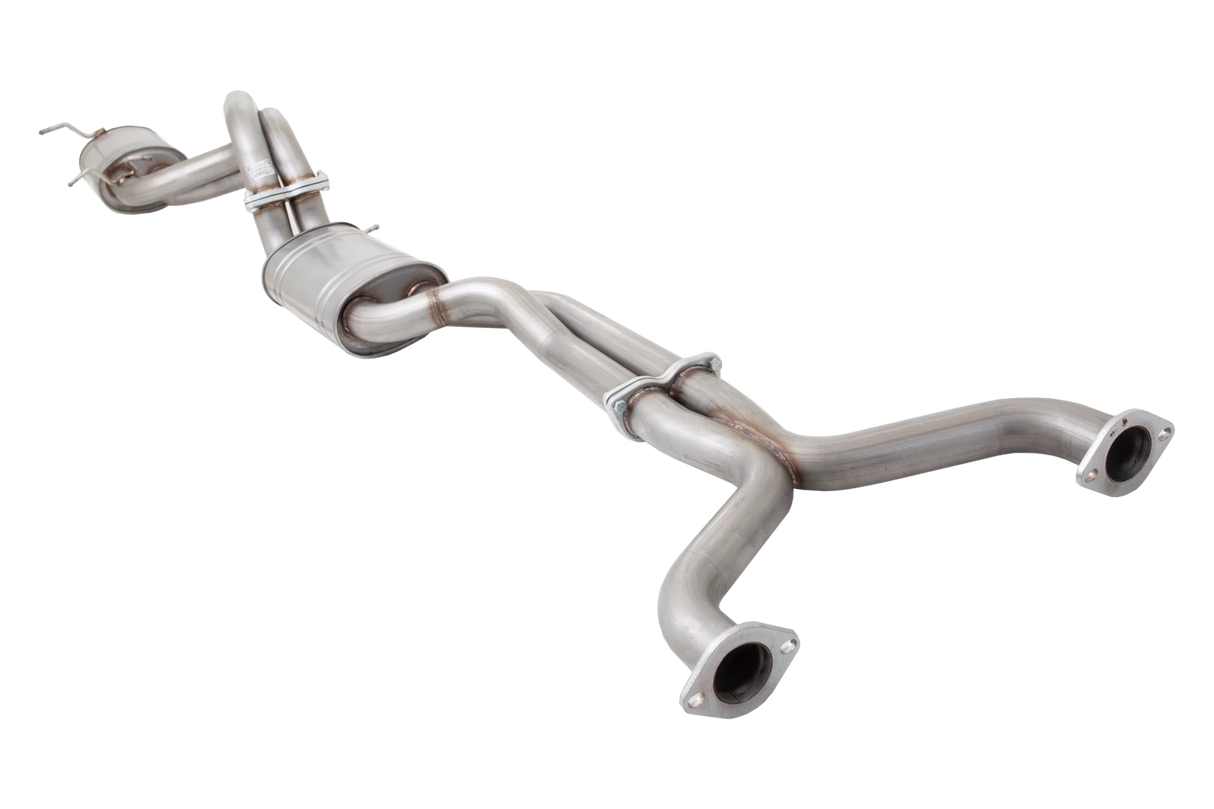 XFORCE - Ford Falcon BA/BF XR8 Sedan 2.5" Inch Raw 409 Stainless Steel Catback Exhaust System With Small Center Oval Muffler