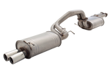 XFORCE - FORD FALCON XR8 BA/BF V8 SEDAN (2003-2007) 2.5" Inch Raw 409 Stainless Steel Catback Exhaust System With Large Center Oval Muffler