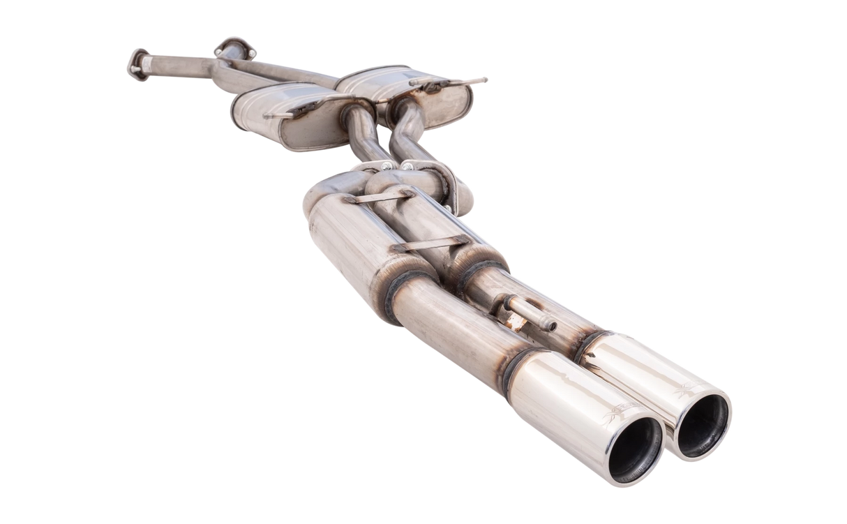 XFORCE - HOLDEN STATESMAN, WH-WK-WL 1999-2006, 2.5" Inch Stainless Steel Twin Catback Exhaust System With Hotdog