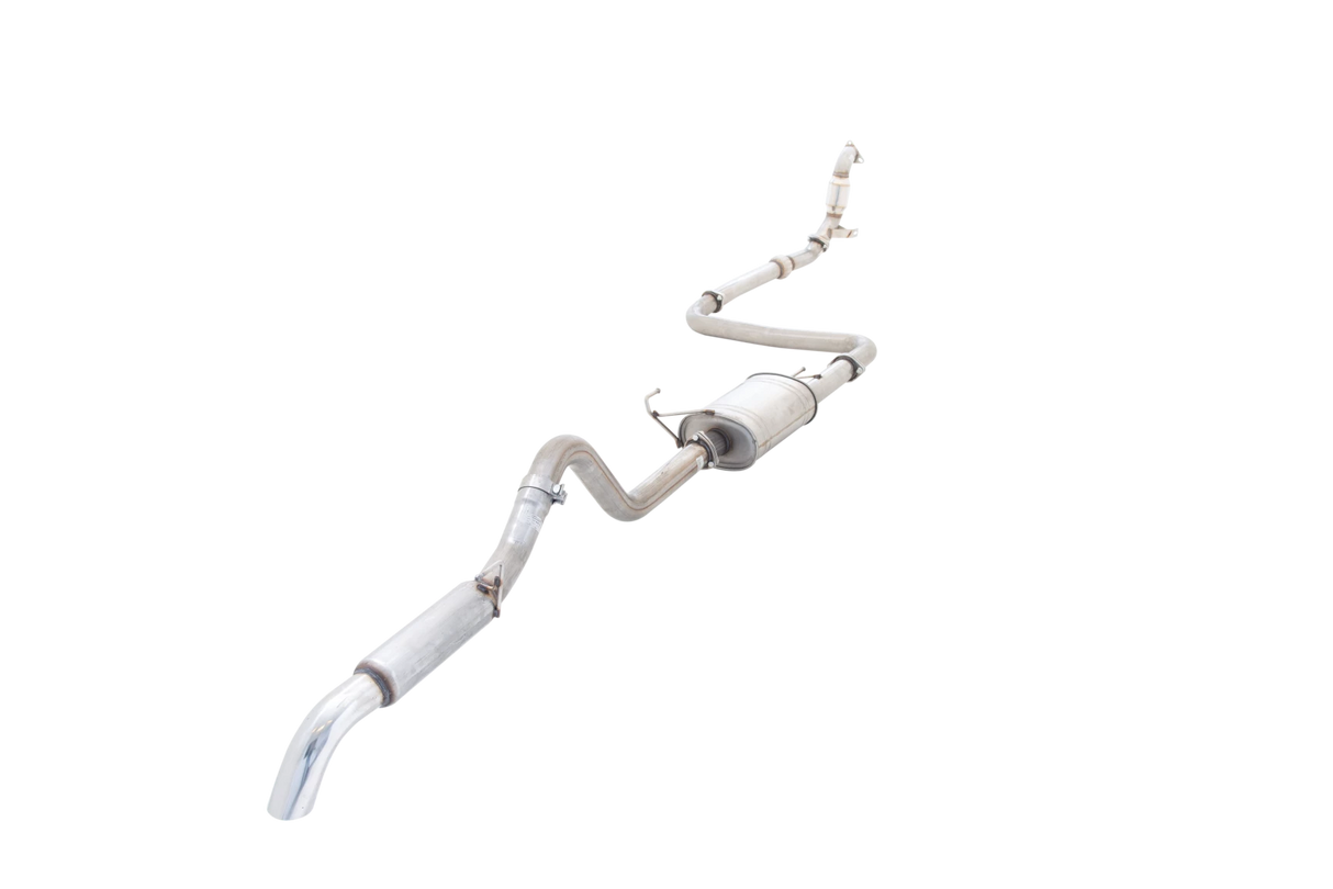 XForce | 3" Turbo Back Exhaust High Flow Cat | Nissan Navara D40 2.5L Diesel Manual 2005–2015 | E4-ND40MWC-TBS
