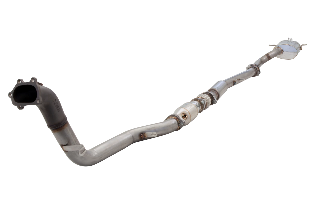 XFORCE - SUBARU FORESTER SF SG GT 1997-2008, 3" Inch Stainless Steel Turbo Back Exhaust System With Single Tip Oval Muffler