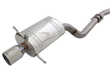 XFORCE - SUBARU FORESTER SF SG GT 1997-2008, 3" Inch Stainless Steel Turbo Back Exhaust System With Single Tip Oval Muffler