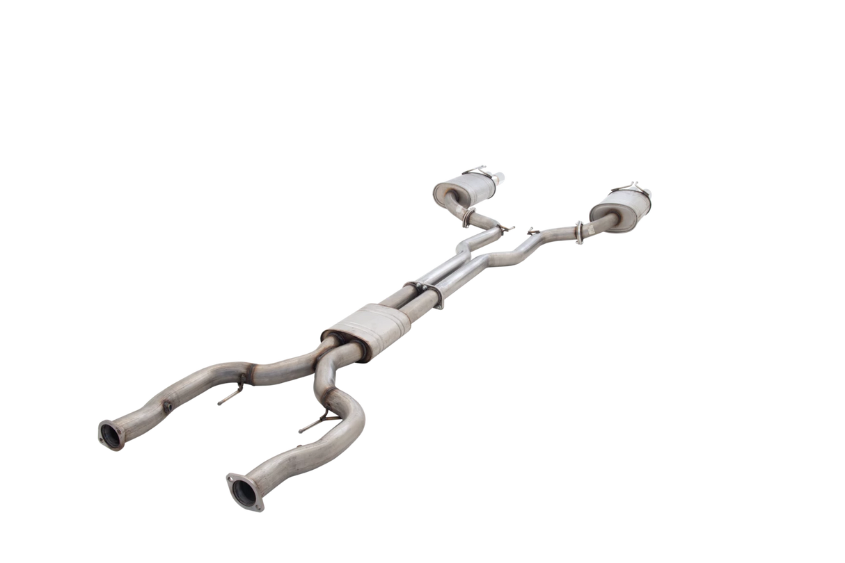 XFORCE - HOLDEN, HOLDEN SPECIAL VEHICLES CALAIS, CLUBSPORT, COMMODORE V8, GTS, SENATOR E1 (2006-2008), VE V8 SEDAN/WAGON 2006-2013 ,  3" Inch Raw 409 Stainless Steel Catback Exhaust System