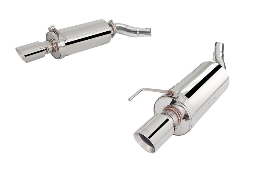 XForce | 3" Performance Axle Back Exhaust | Ford Mustang GT S550 2015–2017 | ES-FM15-ABS