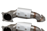 XForce | 3" Downpipe & High-Flow Cat Kit | Honda Civic Type R FK8 2017–2021 | ESHCR17KITB