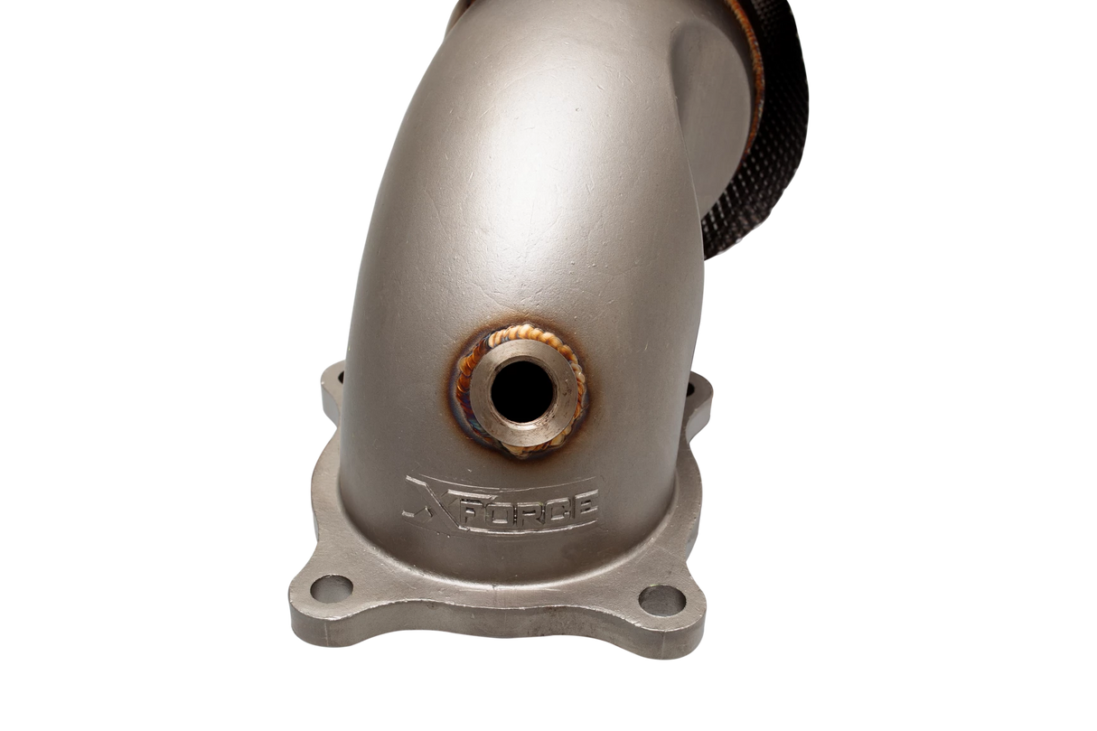 XForce | 3" Downpipe & High-Flow Cat Kit | Honda Civic Type R FK8 2017–2021 | ESHCR17KITB