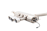 XForce | 3" Varex Valved Cat Back Exhaust | Honda Civic Type R FK8 2017 - 2019 | Triple 4" Tips | ESHCR17VKCS