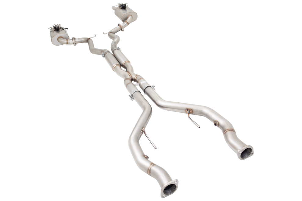 XForce | Twin 3" Varex Valved Cat Back Exhaust | HSV Maloo VF 2013–2017 | ES-VF41VMK-CBS