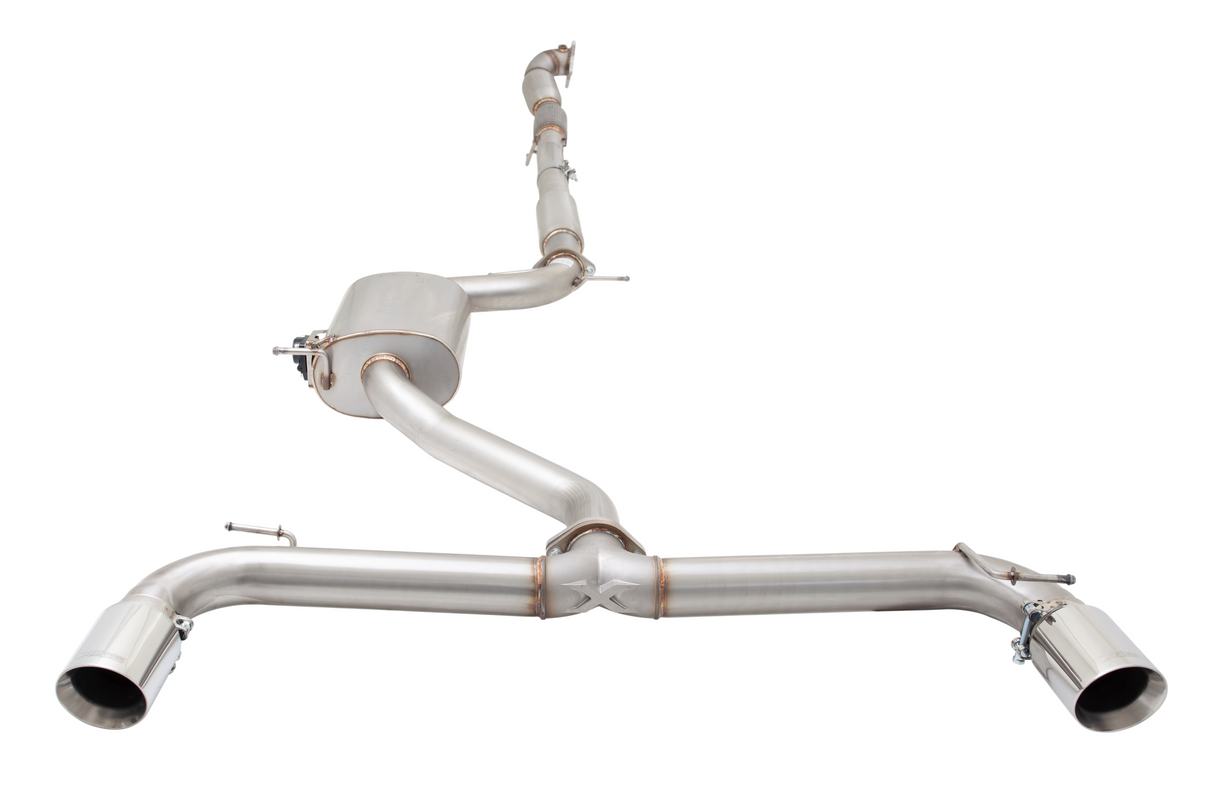 XFORCE - VW MK6 Varex Valved Cat Back Exhaust System