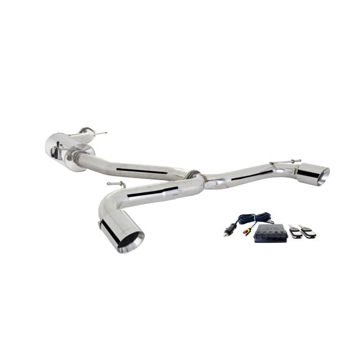 XFORCE - VW Golf GTi MK 7 2013- 3" Inch Stainless Catback Exhaust System With Varex