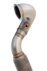 XForce | Single 3" Downpipe High Flow Cat | VW Golf R MK7 Audi S3 8V 2013–2017 | ES-VW09-KITB