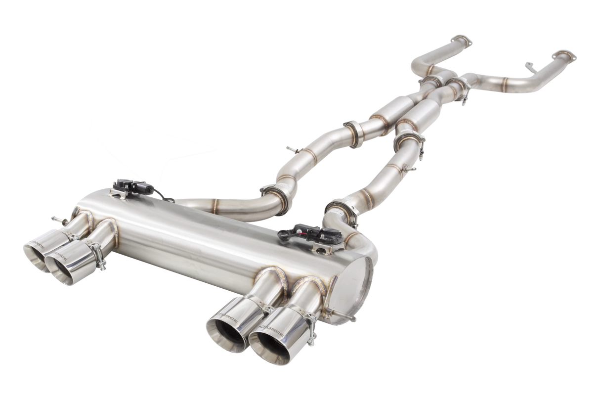 XFORCE - Varex dual 3" 304 stainless steel cat back exhaust system