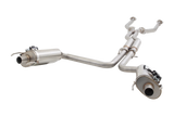 XForce - LEXUS IS ES-LISFVMK-CBS, Stainless Steel Twin 2.5″ Cat-Back Exhaust System With Varex Mufflers