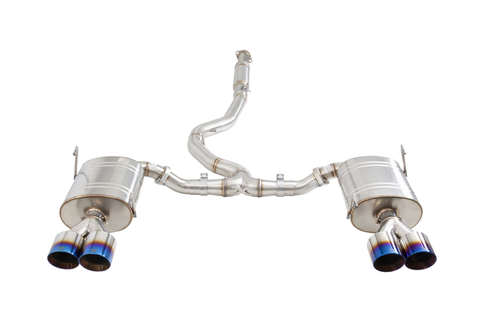 XForce | Street Performance Cat Back Burnt Blue Tips | Subaru WRX & STI G3 VA Sedan 2011–2021 | ESSW27BUCS