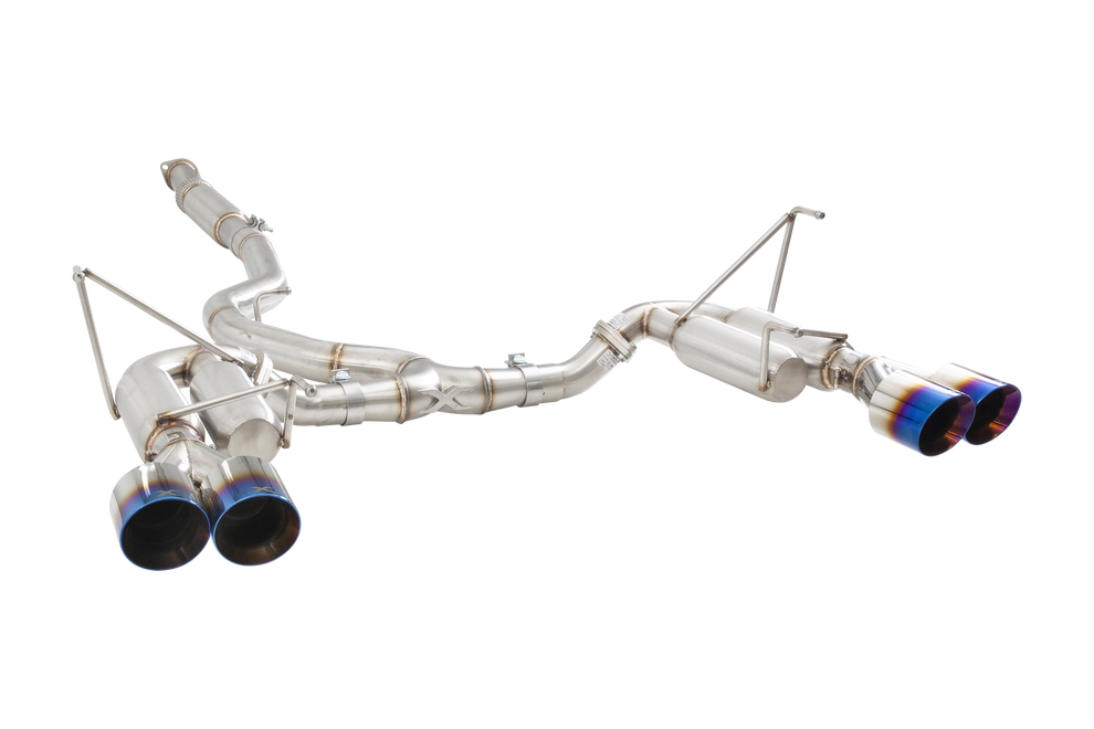 XForce | Race Series Cat Back Burnt Blue Tips | Subaru WRX & STI G3 VA Sedan 2011–2021 | ESSW28BUCS
