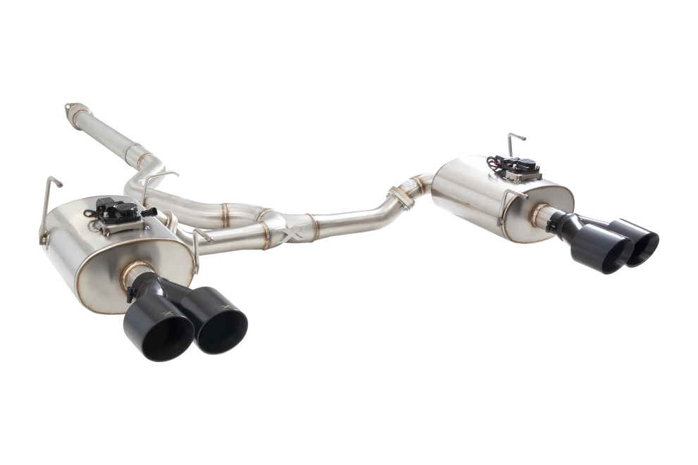 Xforce | Varex Cat Back Black Tips | Subaru WRX VB Sedan 2022–2026 | ESSWVB22VKBK