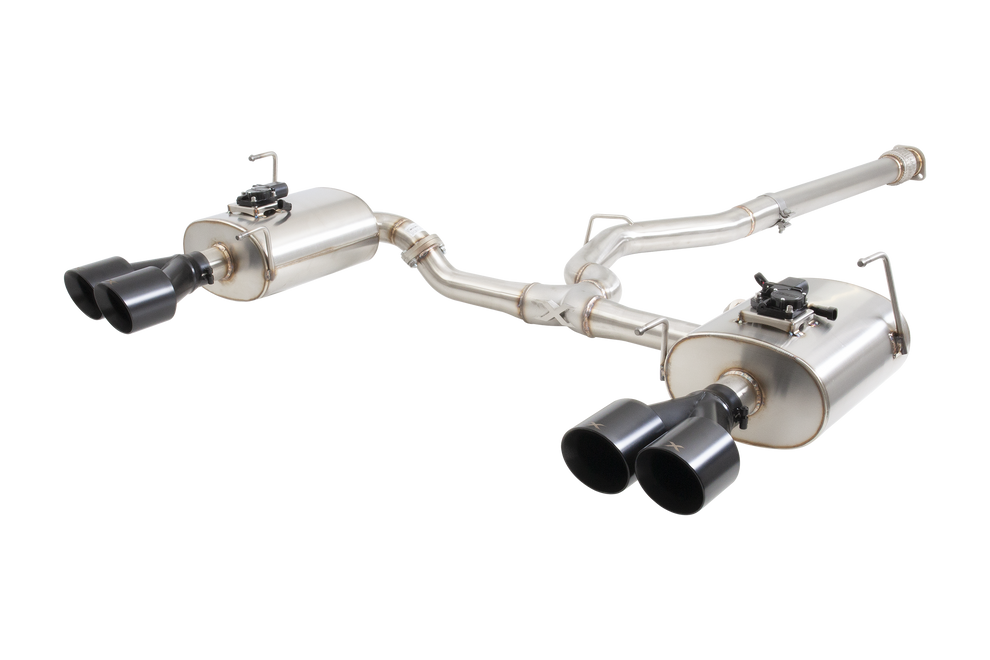 Xforce | Varex Cat Back Black Tips | Subaru WRX VB Sedan 2022–2026 | ESSWVB22VKBK