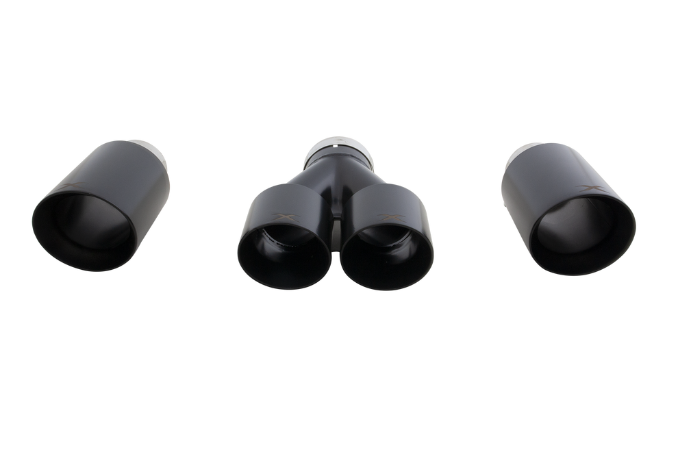 XForce | Matte Black Exhaust Tip Set | Toyota Corolla GR 2023–2026 | ESTCGTIPSBK