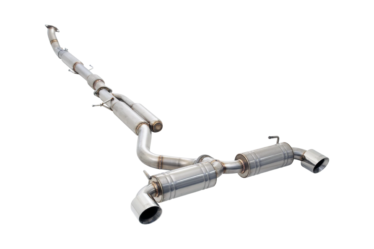XForce - TOYOTA YARIS GR (2021-on) Stainless Steel 3" to Twin 2.5″ Cat-Back Exhaust System