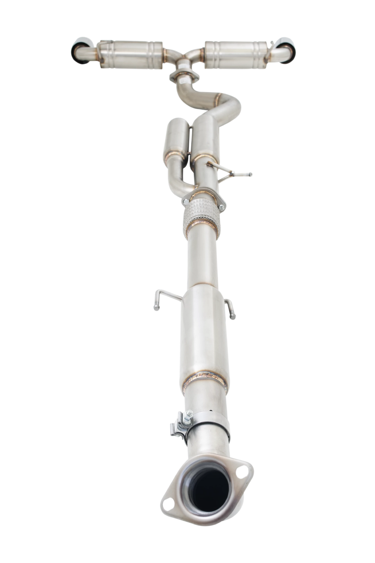 XForce - TOYOTA YARIS GR (2021-on) Stainless Steel 3" to Twin 2.5″ Cat-Back Exhaust System