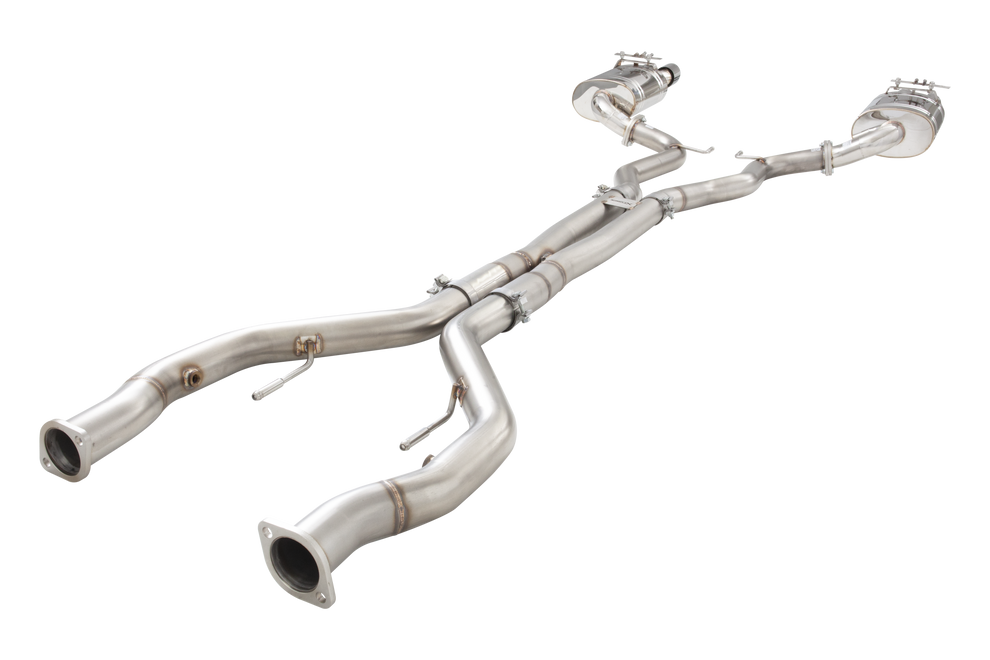 Xforce | Twin 3" Straight Pipe Cat Back | Holden Commodore VE VF V8 Sedan 2006–2017 | ESVF74SEDCS