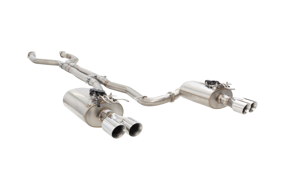 XForce | Twin 3" Varex Cat Back Straight Pipe Centre | Holden VE VF V8 2006–2018 | ESVF74SEDVKCS