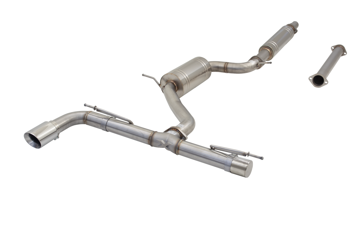 XForce | 3" 304 Stainless Cat-Back Exhaust | VW Golf TSI MK7 MK7.5 MK8 2013-2026 | ESVW01CS