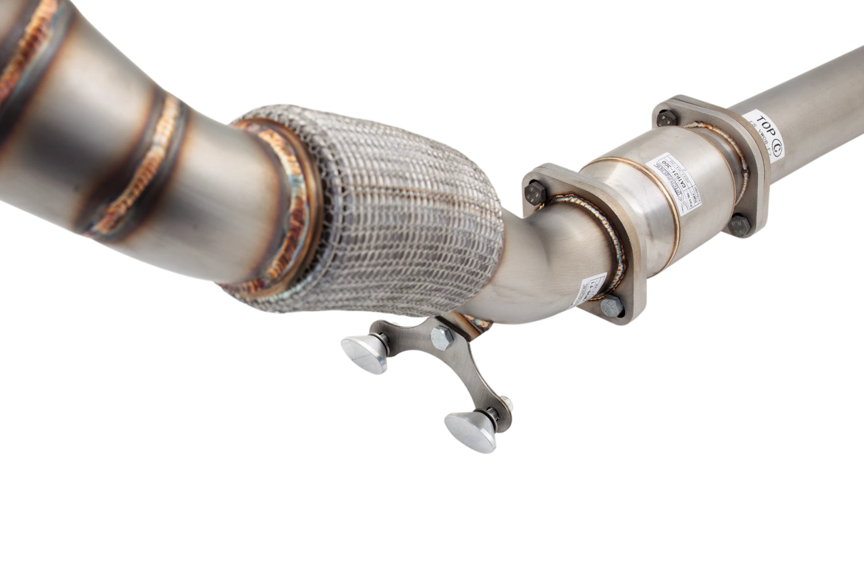 XFORCE - VW GOLF GTI MK7-MK7.5 (10/2013-01/2021), 3" Inch Dump Pipe & Cat