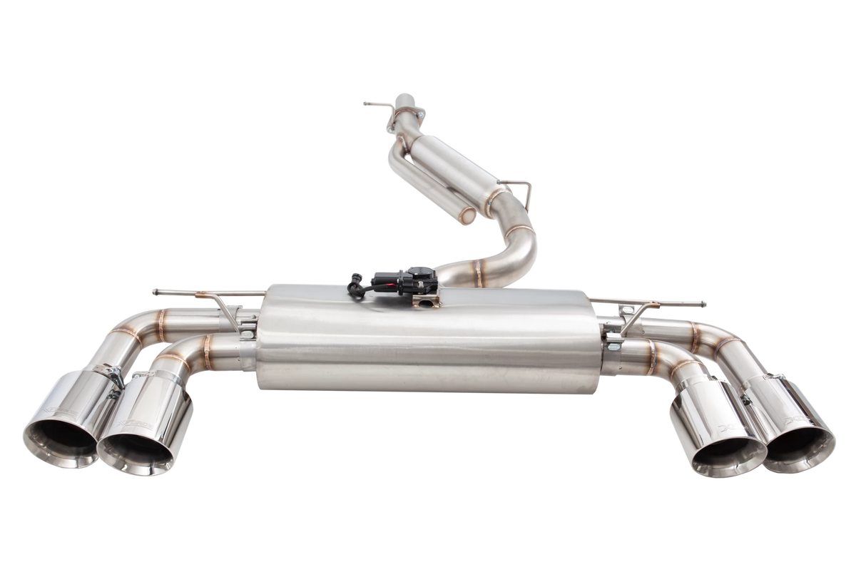 XFORCE - VW GOLF R MK8 Varex Valved Cat Back Exhaust System