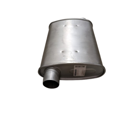 Redback - 2.5" Chambered Muffler Offset/Offset 14"x10"x4" Oval Aluminised Steel