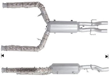 AS Catalysts Diesel Particulate Filter Jaguar XF 3.0L AJV6D Sedan 2009–2015 - FD1089