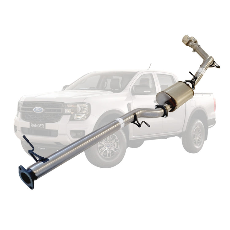 ESA | 3" DPF Back Exhaust | Ford Ranger Next Gen 2L Bi-Turbo 2022+ | FD256-PO