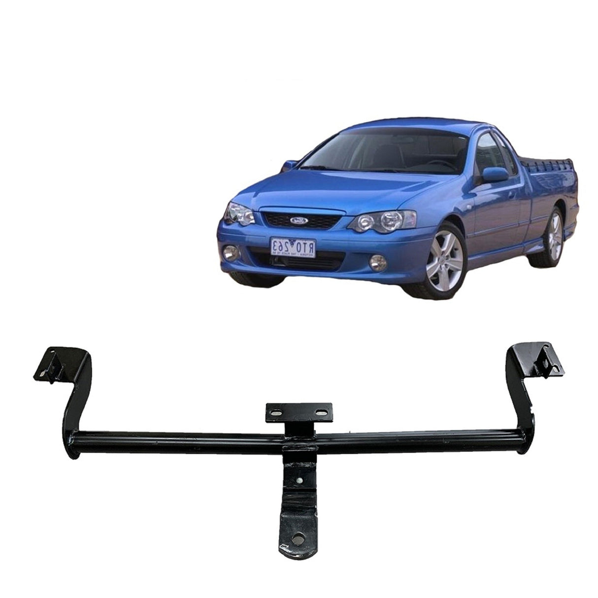 BTA Towbar - Ford Falcon AU XR6/XR8/BA/BF Ute (07/1999 – 2007) - Light Duty 1600kg Capacity