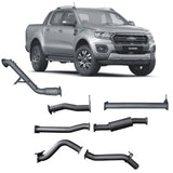 Redback Extreme Duty - 3" Turbo Back Exhaust for Ford Ranger 3.2 2016-2022 with DPF Fittings