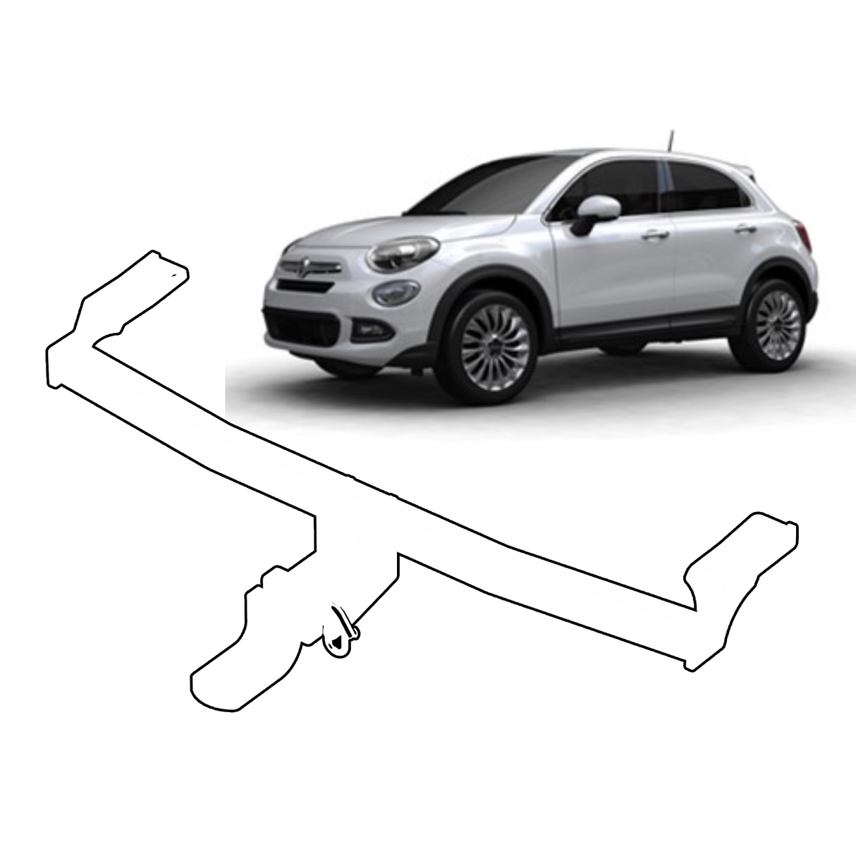 TAG - Fiat 500X 334 (2014 - On) European Towbar