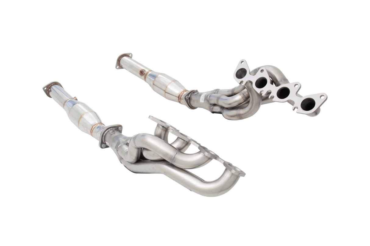 XFORCE - Ford FPV GT/GS 5.0L Coyote (SC) Matte Stainless Steel Header 1 7/8" Inch Primary & 3" Inch Metallic Cats (100 Cell)