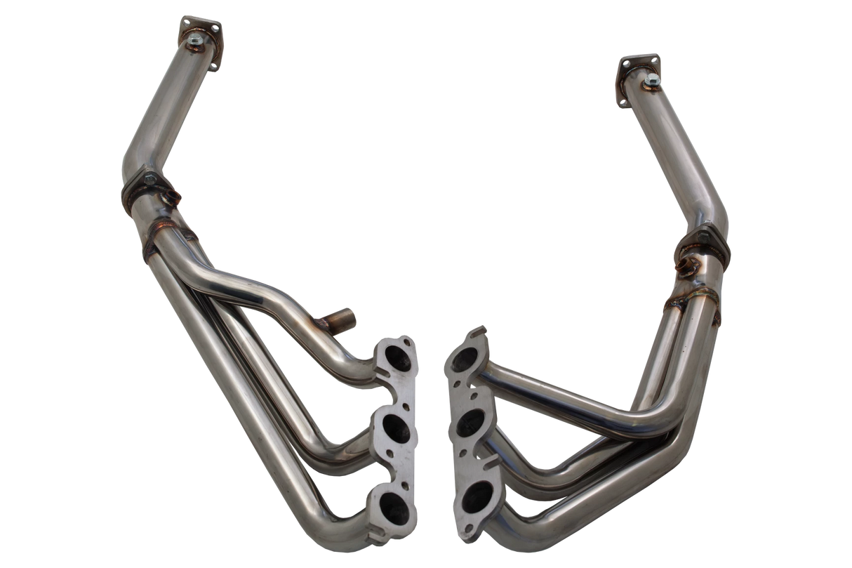 XFORCE - HOLDEN COMMODORE VU-VY V6 3.8L UTE 2000-2004, V6 Non Polished Stainless Steel Header 1 5/8" Inch Primary & 2 1/4" Inch Outlet