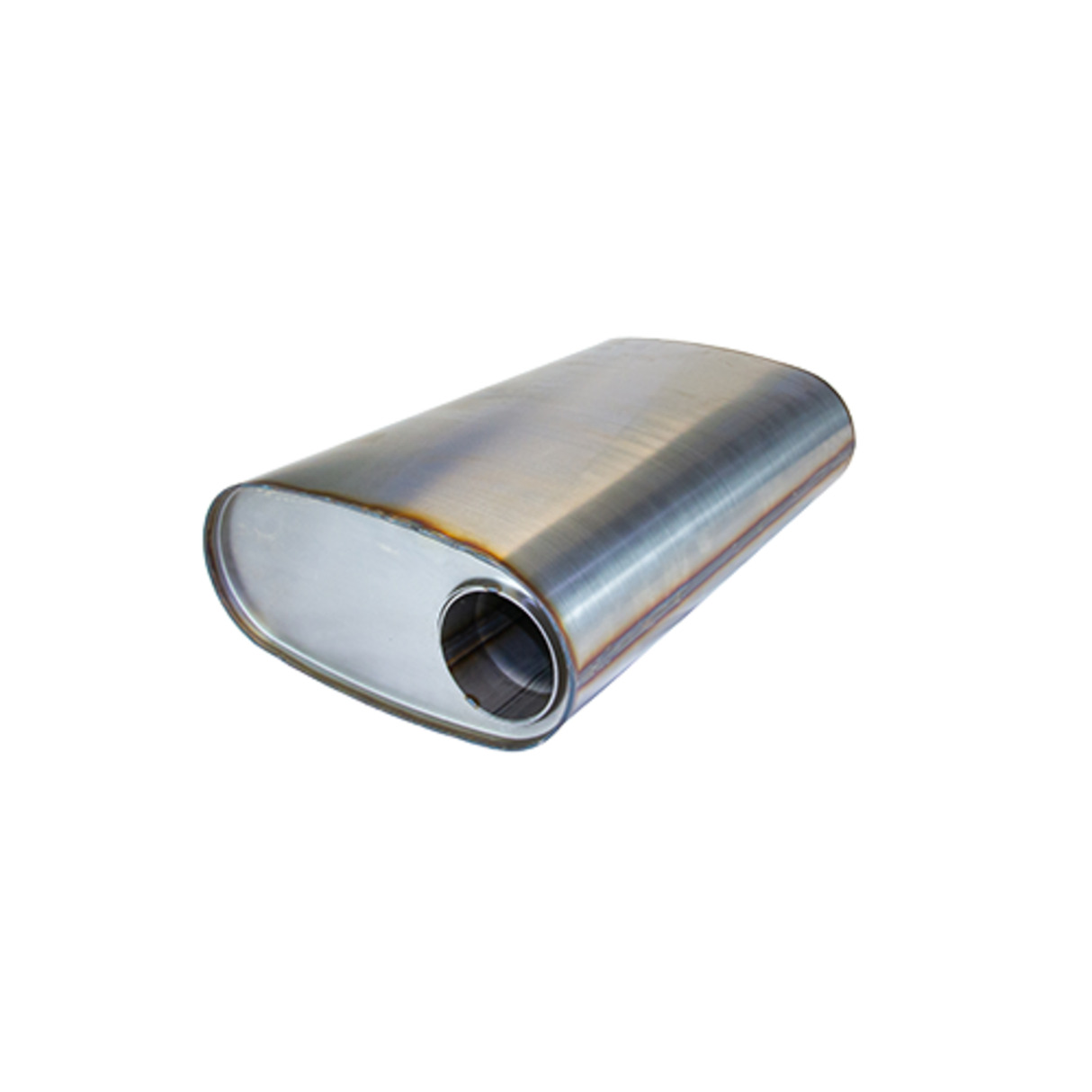 Redback - 3" Tri Flow Muffler O/C 18"x11"x6" Oval 409 Stainless Steel