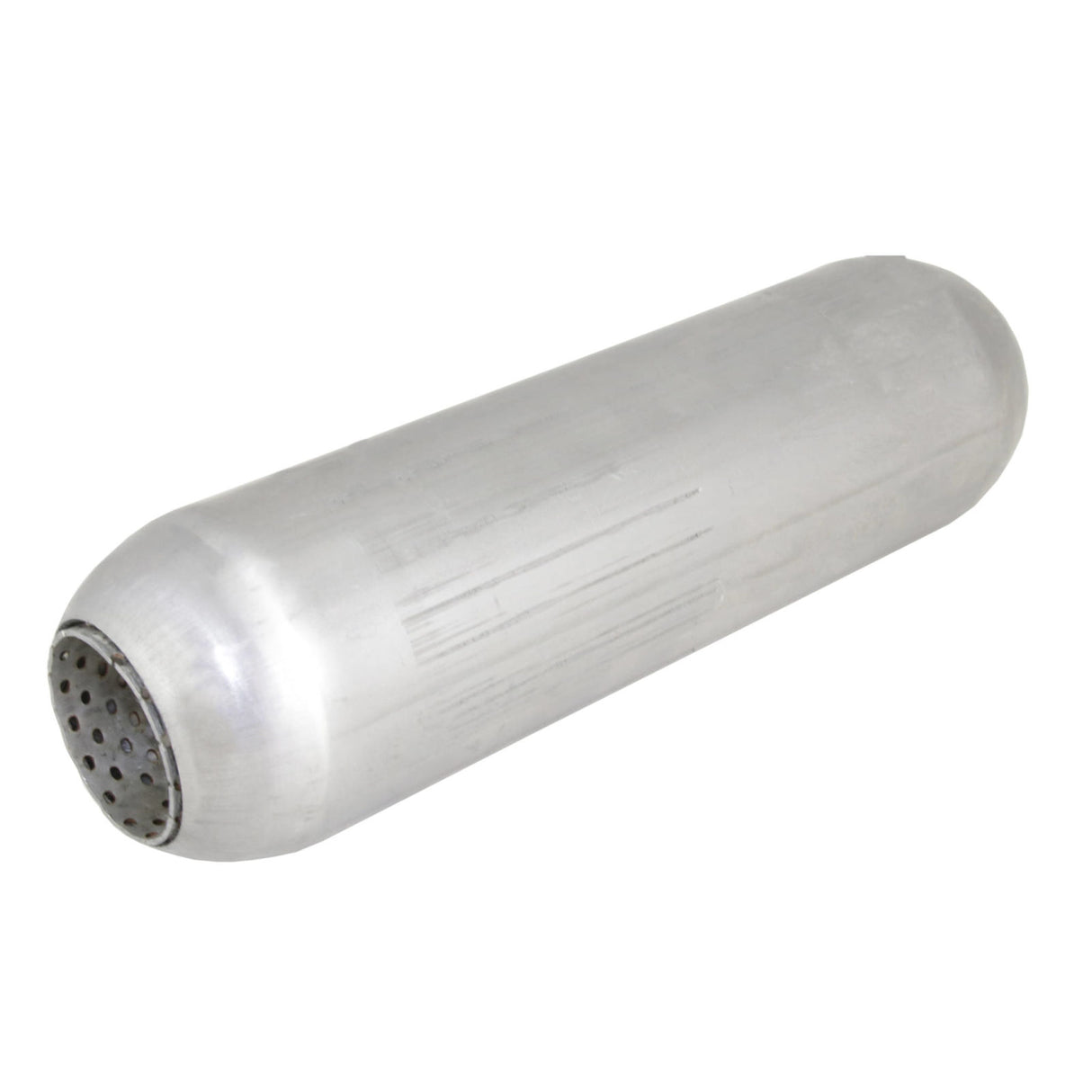 REDBACK | 409 Stainless Steel Hotdog Resonator 3.5" Round 12" Long 2" ID | HD12200P-409